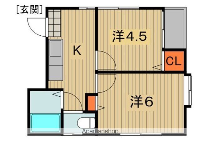 アビタシオン大島の間取り写真