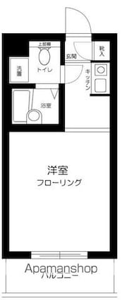 東京都杉並区上荻２丁目[1K/18.29m2]の間取図