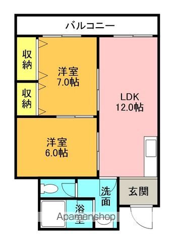 ロイヤルハイツさつき丘の間取り写真