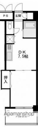 ミッションデルタ[1DK/32.67m2]の間取図
