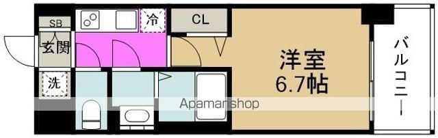 ALIVIS福島海老江の間取り写真