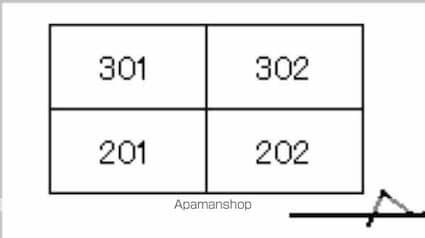 サンクシャンブル[1R/15.3m2]の配置図
