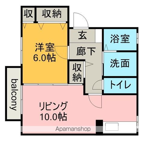 MAISONNETTEアルペンローゼの間取り写真