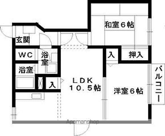 【メゾンドヴェール西ノ庄の間取り】