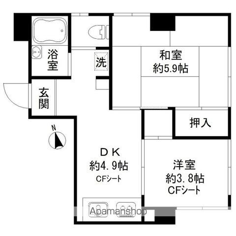 メゾンペルマナントの間取り