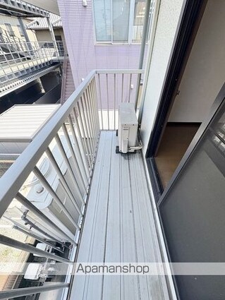プレジール湯川[1DK/29.42m2]のバルコニー
