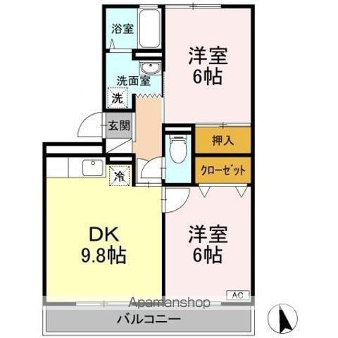 アペックス花ノ宮の間取り写真