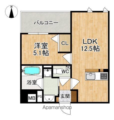 ラヴィーナ奈良の間取り写真