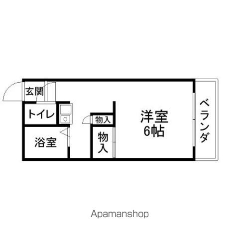 レオパレスタカラの間取り写真