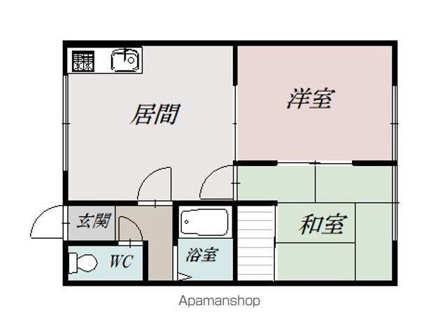 豊栄コーポの間取り写真