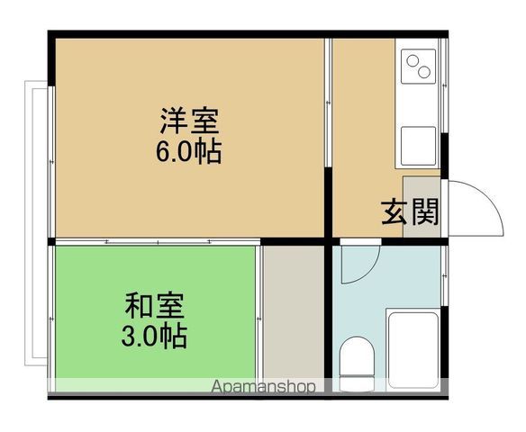 コーポ中山の間取り写真