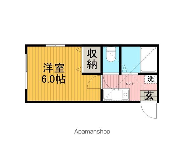 アネックス東林間の間取り写真