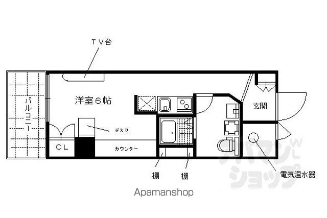 DETOMー1四条大宮の間取り写真