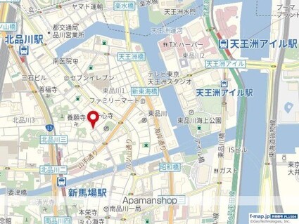 東京都品川区北品川２丁目[1K/21m2]の周辺