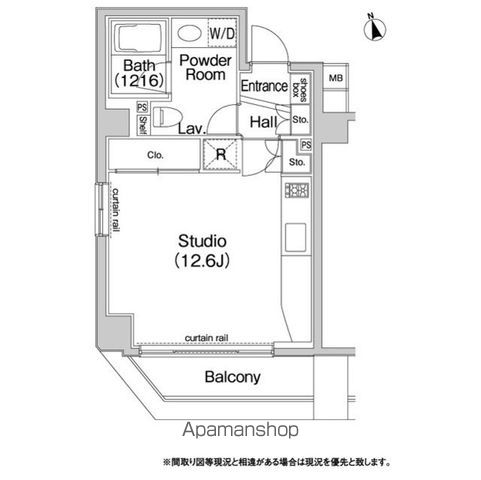 コンフォリア池袋の間取り