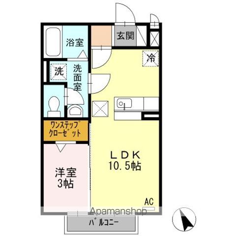 DーROOM都の間取り写真
