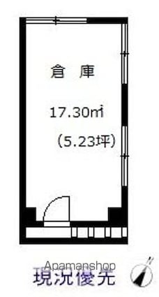 田頭ビル[事務所/17.3m2]の間取図