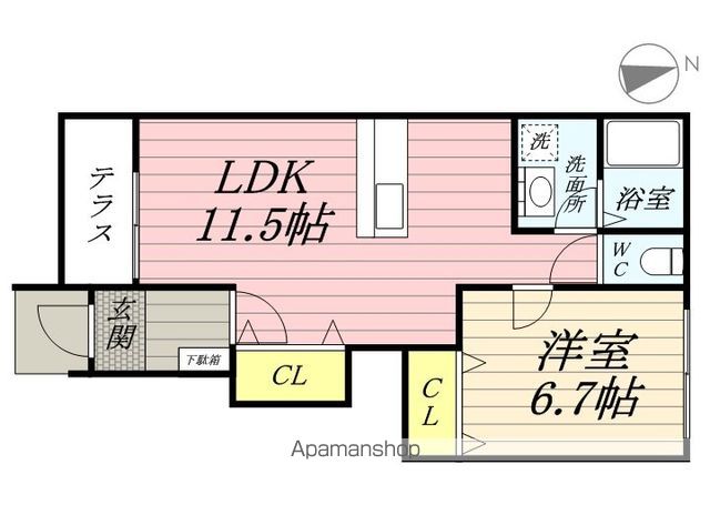 セレーノ・東栖の間取り写真