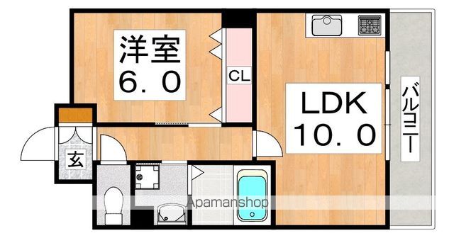 LA VIA 背戸口の間取り写真