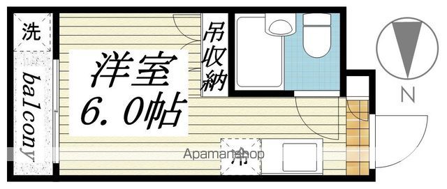 中野区新井のマンションの間取り