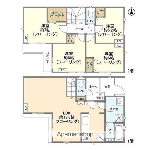 ＫＯＬＥＴ国立泉０５の間取り