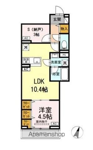 セレスティア中央 IIの間取り写真