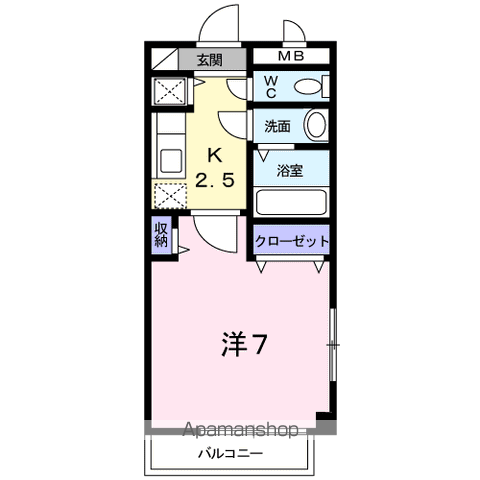 メゾンクレールの間取り写真