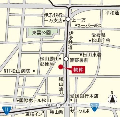 アルファステイツ勝山通りの外観写真