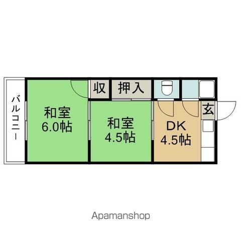 ゆたか荘の間取り写真