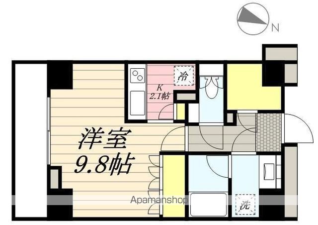 コスモリード市ヶ谷払方町の間取り