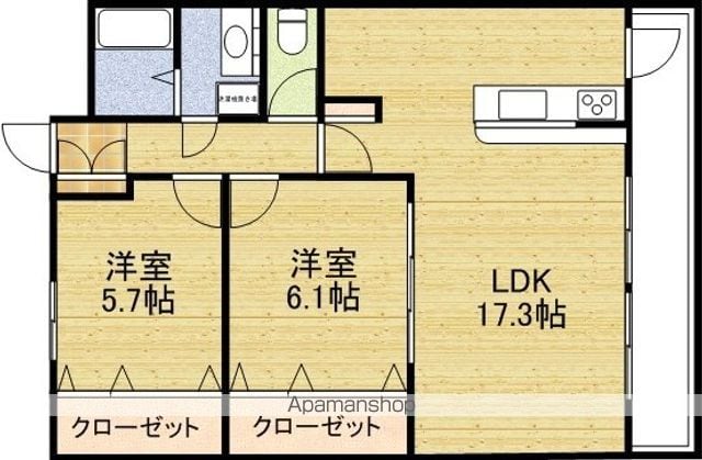プロスパーみなみすいた公園の間取り写真
