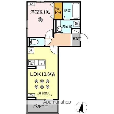 DーROOM琴平1丁目の間取り写真