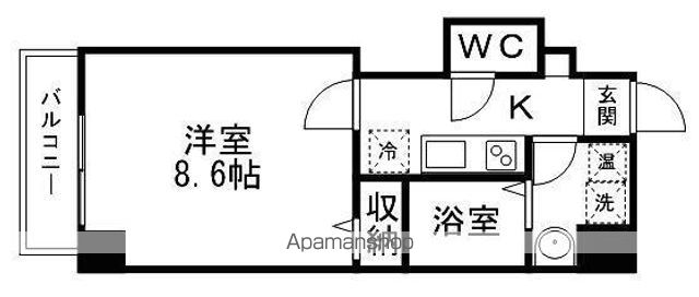 STUDIO原町の間取り写真