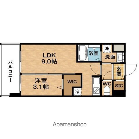 ATTIRANTNISHIMIKUNIの間取り写真