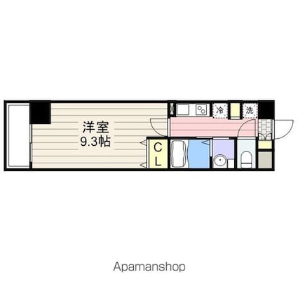 千葉ポートイースト[1K/30.04m2]の間取図