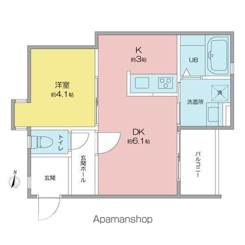 VILLA桜山の間取り写真