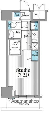 グランド・ガーラ銀座の間取り