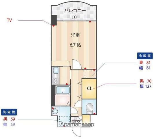 サニーサイドアップの間取り写真
