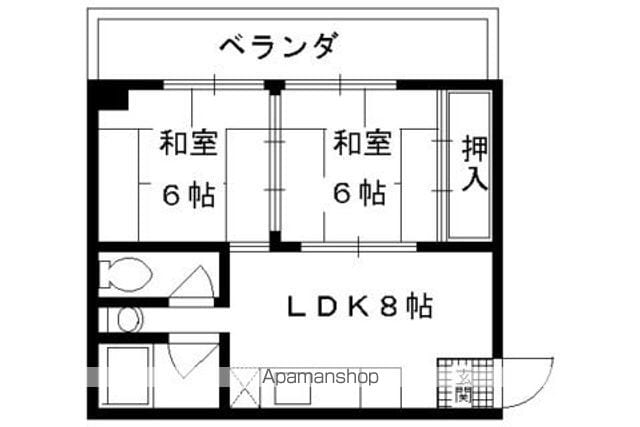 メーゾンヴィオレットの間取り写真