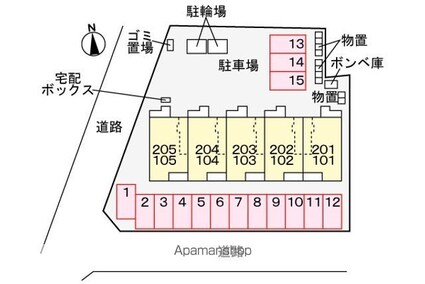 グランドハーモニー[1LDK/51m2]の配置図