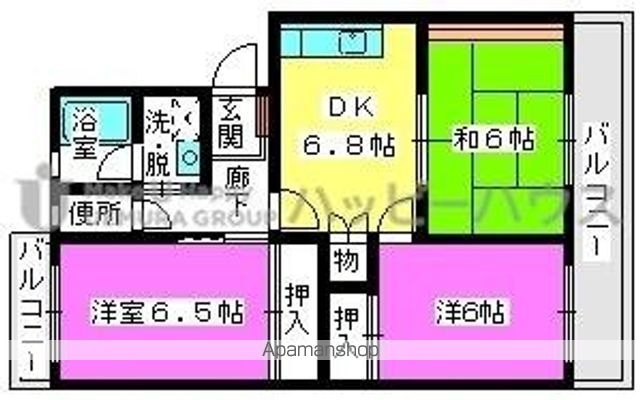 アーバンハイツ渡辺の間取り