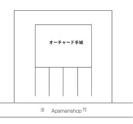 オーチャード手城[3DK/65.57m2]の配置図