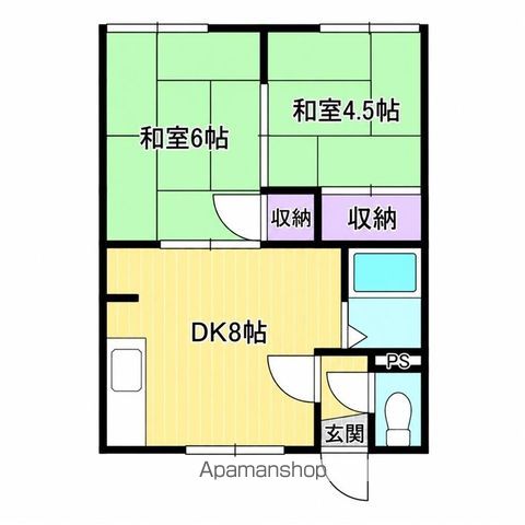 桜木コーポの間取り写真