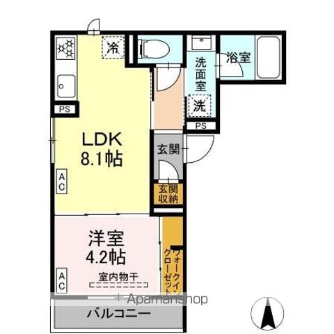DーABANICOの間取り写真