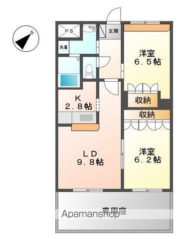 利衛門弐番館の間取り写真