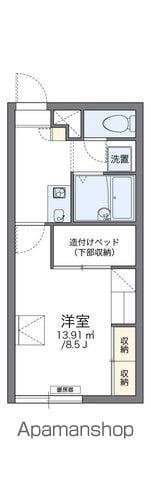 レオパレスシャルマンの間取り写真