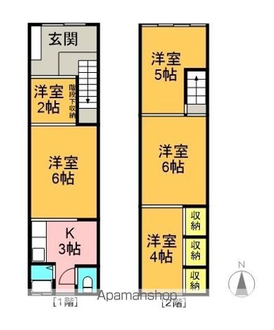 【祈年町Ｉ様戸建の間取り】