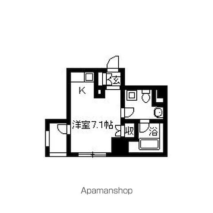 Ｂｒｉｌｌｉａ　ｉｓｔ　銀座東[1R/22.3m2]の間取図