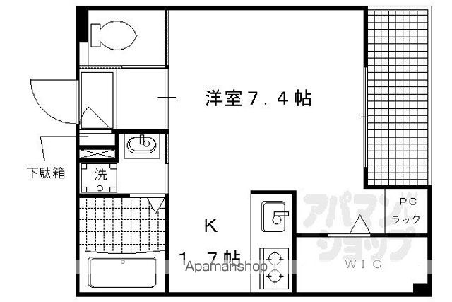 Maison de Rapan 御所東の間取り写真