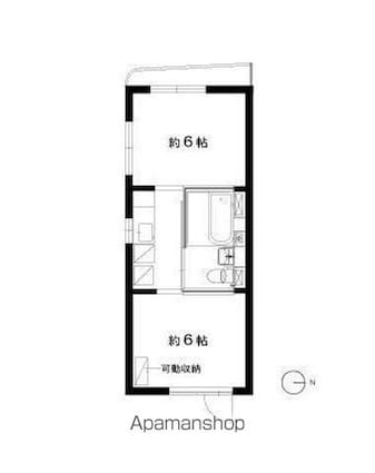 Ｎネリマ[2K/28.21m2]の間取図